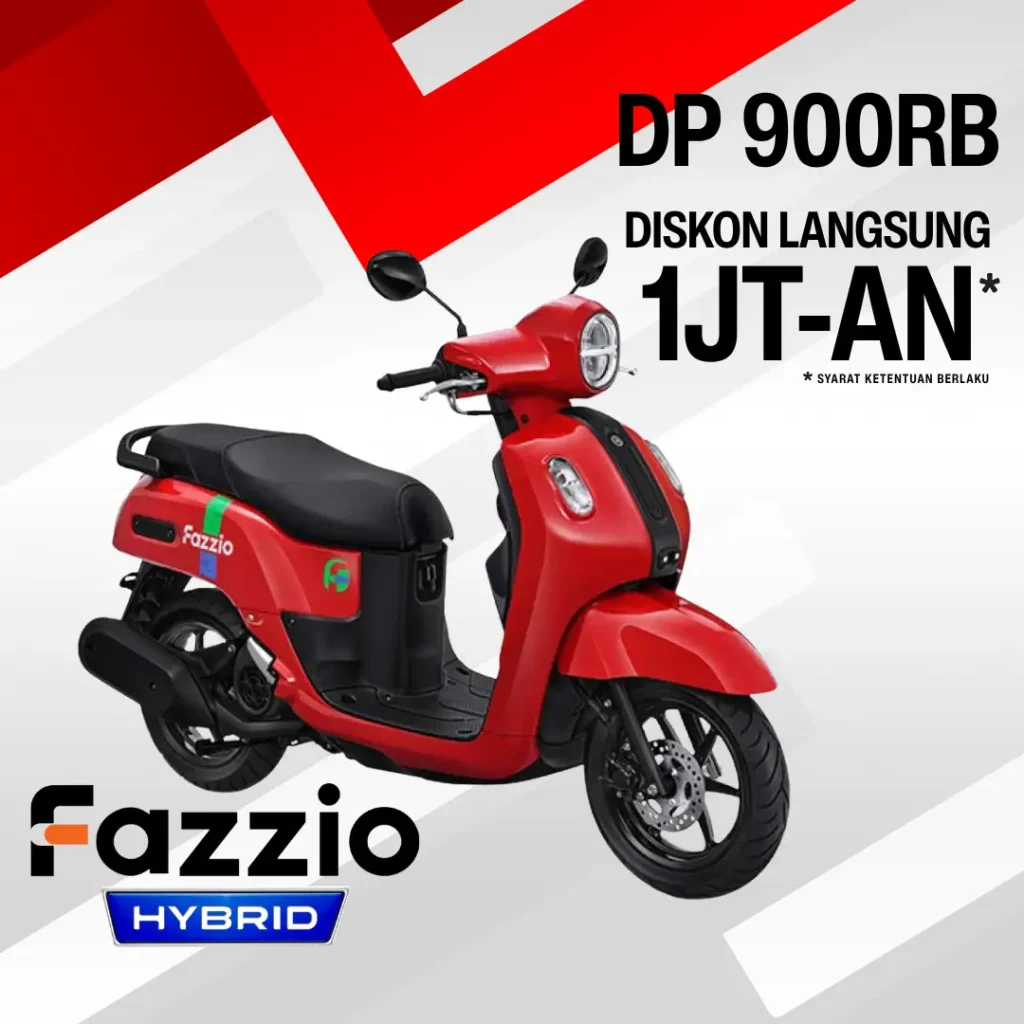 Promo Yamaha Motor Fazzio Hybrid Yogya Sleman Bantul Kulon Progo Gunung Kidul Kedu Godean Sidoagung