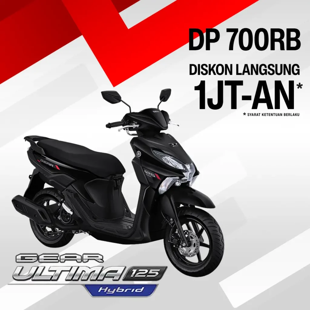 Promo Yamaha Motor Gear Ultima 125 Hybrid Yogya Sleman Bantul Kulon Progo Gunung Kidul Kedu Godean Sidoagung