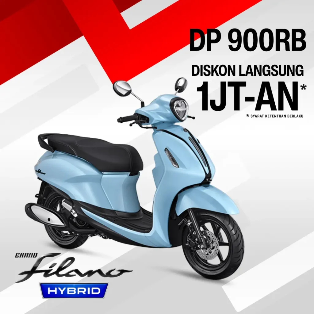 Promo Yamaha Motor Grand Filano Hybrid Yogya Sleman Bantul Kulon Progo Gunung Kidul Kedu Godean Sidoagung