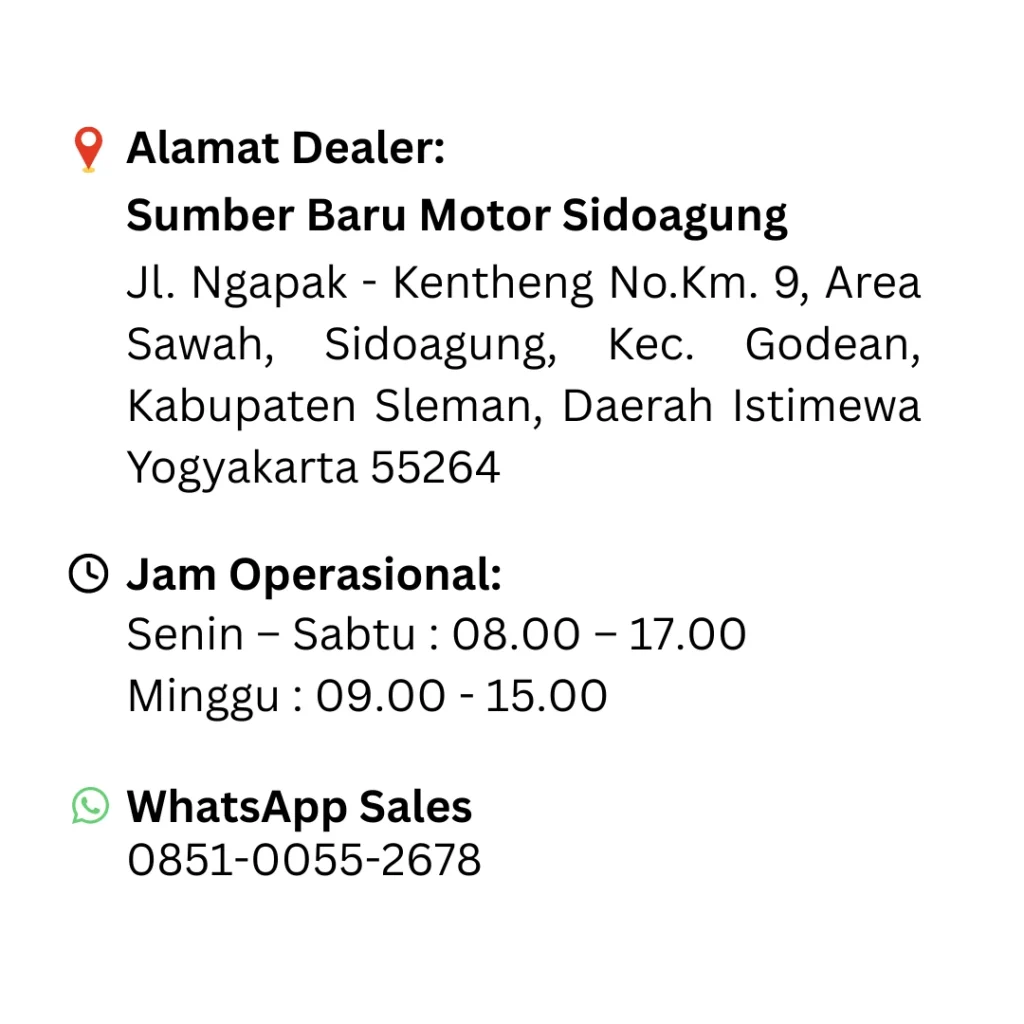 Dealer Yamaha Motor Yogya Godean Sidoagung